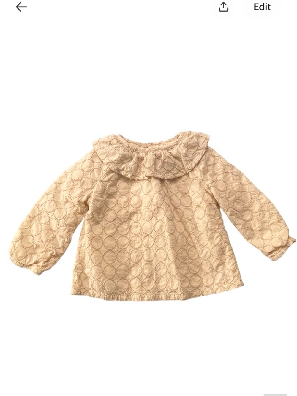 Oliver & Rain Organic Baby Girl Size 12 Months EUC